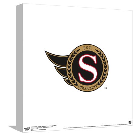 Gallery Pops NHL Ottawa Senators – Secondary Logo Mark Canvas Wall Art Unframed Version 12 x 12