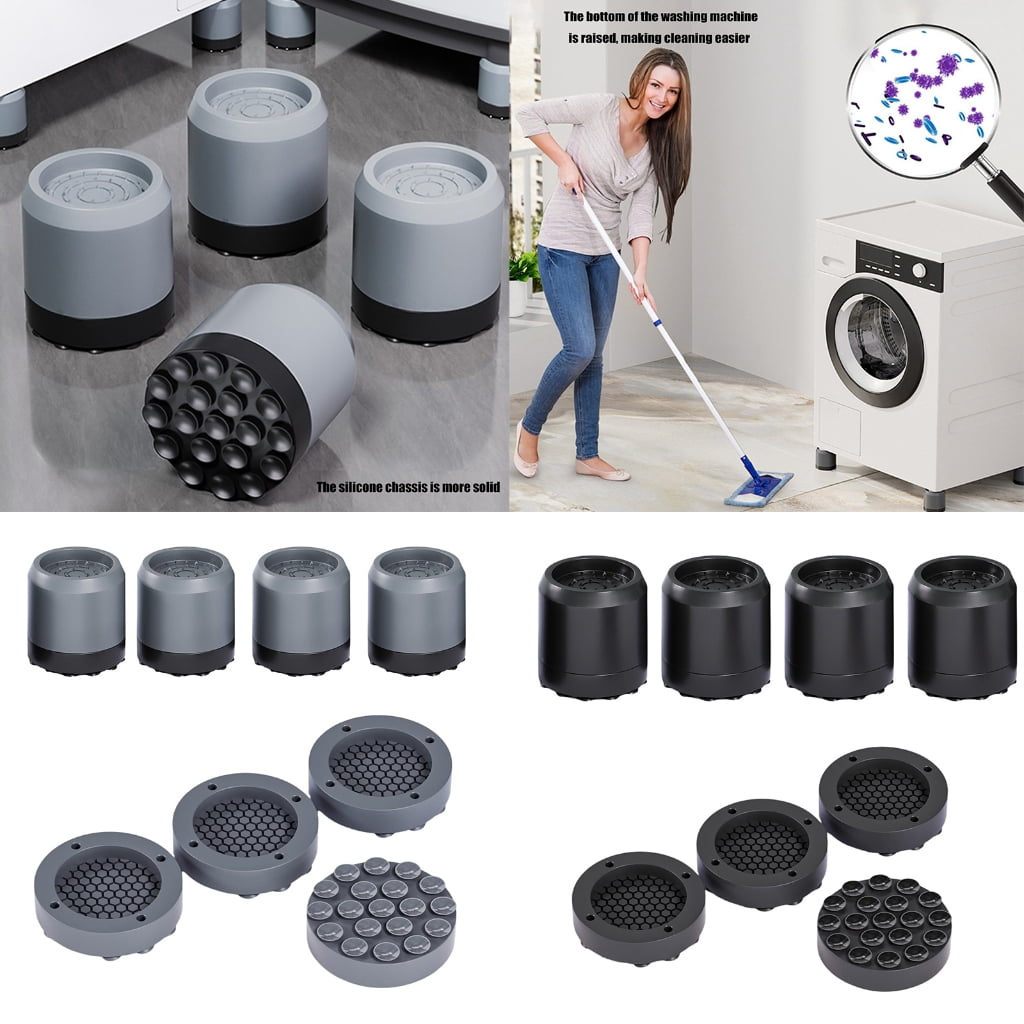 Pack of 8 Shock Absorbent Feet Perfect for Washing Machine and Fridge Stability