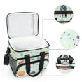 thumbnail image 6 of FORMRS Insulated Cooler Bag 24 Cans Capacity Soft Leakproof Lunch Box with Side Pockets, Space Patterns, 6 of 7