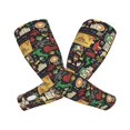 thumbnail image 2 of Sun Protection Arm Sleeves For Men Women, Stamp Pattern Italian Sleeves To Cover Arms With Thumb Hole Cooling Sleeve, 2 of 2