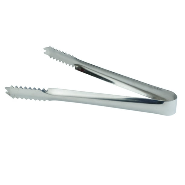 Wosthever Pinzas de acero inoxidable para barbacoa, pinza para cubitos de hielo, pinzas para parrilla, utensilios para cocinar, hornear, Cocina y Comedor