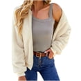 thumbnail image 2 of Puntoco Ladies Warm High Quality Manga larga sin capucha Otoño Invierno Felpa Casual Top Jacket Liquidación Puntoco Puntoco-4801, 2 of 5