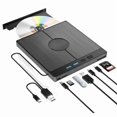 thumbnail image 2 of 7-in-1 USB 3.0 Type C External CD DVD RW Optical Drive DVD Player Burner Reader Multi-Function Drive ,Plug and Play, 2 of 5