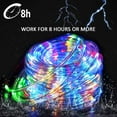 thumbnail image 3 of Solar Luces de Cuerda 39 Pies Impermeables IP65 Luces Exteriores LED de Cobre Luces de Cadena de Hadas para Fiesta Jardín Patio Hogar Boda Navidad Halloween Decoración de Árbol de Vacaciones Iluminac, 3 of 9