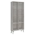 thumbnail image 4 of GDF Studio Colette Mid Century Modern Faux Wood 8 Cubby Bookcase, Gray Oak, 4 of 7