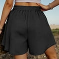 thumbnail image 6 of vigerkar Flowy Athletic Shorts for Women Gym Yoga Workout Running Short Pants Tennis Skort Skirt Cute Clothes Casual Summer (Black, XXL), 6 of 9