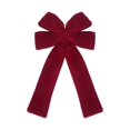 thumbnail image 1 of Lazo Navideño Rojo para árbol de Navidad, Lazos de Terciopelo, Lazo Grande para árbol de Navidad, Decoraciones para Exteriores para Fiestas., 1 of 9