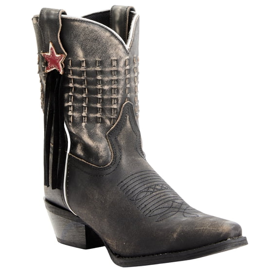 Laredo Women's Distressed Fringe Western Boot Snip Toe - LA1038 6 M US