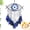 Black, variant on ASKETAM Evil Eye Dream Catchers Handmade Feather Wall Hanging Ornament Bring Good Luck (Blue&Black)