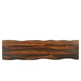 thumbnail image 4 of Pemberly Row 68" Live Edge Solid Wood Dining Bench in Dark Brown, 4 of 8