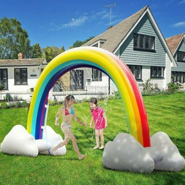 inflatable sprinkler rainbow