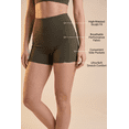thumbnail image 2 of Women’s Three Pocket Basic Active Shorts, Moisture Wicking Comfortable Wear, 2 of 5