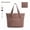 Coffee, variant on Foldable Tote Bag for Women, Laptop Tote Bag Top Handle Handbag for Travel, Work, Beach, Gym, Shop, Pink