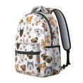 thumbnail image 2 of Dog Head and Dog Paw Print Backpack for School, Cute School Bag with Adjustable Shoulder Straps and Padded Back, 15.3"x11"x7.1", 2 of 5