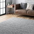 thumbnail image 6 of nuLOOM Marleen Contemporary Shag Area Rug, 5' x 8', Silver, 6 of 9