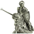 thumbnail image 4 of Ebros Medieval Suit of Armor Knight Jousting On Horse Statue Medieval Tournament, 4 of 6