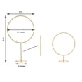 thumbnail image 2 of Efavormart 4Ft | Gold Balloon Column With Hoop Flower Pillar Stand, Metal Arch Table Centerpiece – Height Adjustable, 2 of 9