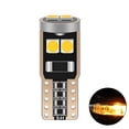 thumbnail image 1 of Yimiti Car For T10 Width Light For T10 3030-6Smd Width Light License Plate Light Reading Light-Yellow, 1 of 4