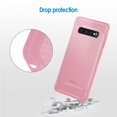thumbnail image 5 of JETech Slim Fit Case for Samsung Galaxy S10 Plus S10+, Thin Phone Cover with Shock-Absorption and Carbon Fiber Design (Pink), 5 of 7
