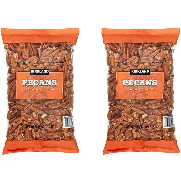 Kirkland Signature California Fancy Pecan Halves, 4 lbs, 2-Pack