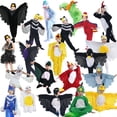 thumbnail image 2 of Disfraz de pájaro, golondrina, águila, oropéndola, loro, pájaro carpintero, conjunto de regalo, disfraz de Halloween para niño y adulto, 2 of 5