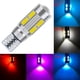 thumbnail image 2 of 4 piezas T10 W5W 194 10 LED coche bombillas de freno brillantes Auto cuña placa de la lámpara de ancho reverso luz señal de giro blanco Canbus 12V, 2 of 4