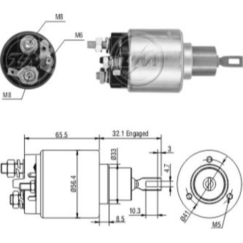 New Starter Solenoid Relay For Ford Fiesta