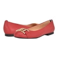 thumbnail image 1 of Zapatos planos de ballet Tommy Hilfiger Gallyne para mujer, color rojo sangre, 1 of 5