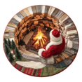 thumbnail image 2 of Christmas 3D Rugs Optical Illusion,Vortex Floor Mat with Christmas Pattern,Non-Slip Santa Claus Round 3D Effect Design Floor Mat for Festive Xmas Holiday Party Home Indoor Decorative, 2 of 6