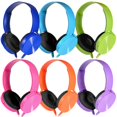 thumbnail image 1 of Auriculares para niños a granel, paquete de 6 para estudiantes de aula escolar, auriculares con cable para computadora, juego de clase duradero, auriculares para niños, adolescentes, niños, niñas y ad, 1 of 5