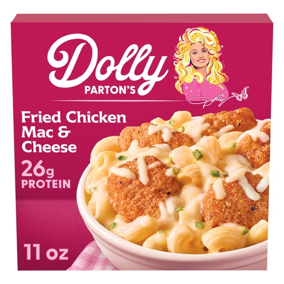 Dolly Parton's Fried Chicken Mac & Cheese, 26g Protein, Frozen Meal, 11 oz.