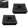 thumbnail image 2 of DAMIFU 2Pcs 4Inch Rubber Square Rubber Bumper Plug End Cap Cover Rv Camper Trailer, 2 of 6