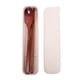 thumbnail image 1 of Juego de cuchara y palillos de madera portátiles, cubiertos de madera para viajes, juego de palillos y cucharas de estilo japonés con caja de almacenamiento para niños y cenas al aire libre., 1 of 6