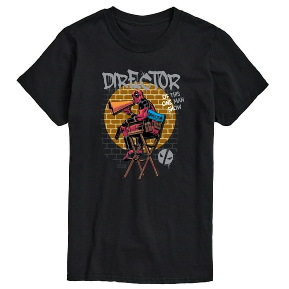 Marvel Deadpool - Director Of Show - Men's Short Sleeve Graphic T-Shirt