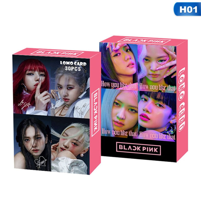 Akoada 30pcs Box Kpop Black Pink How You Like That Photocard New Album Photograph Cards Fans Gift Walmart Com Walmart Com