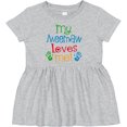 thumbnail image 3 of Inktastic Me Meemaw Loves Me Cute Girls Baby Dress, 3 of 5