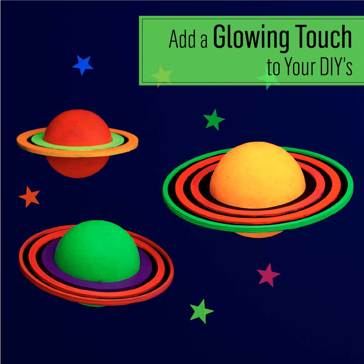 FolkArt Glow-in-the-Dark Acrylic Craft Paint, Matte Finish, Red, 2 fl oz