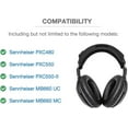 thumbnail image 5 of Earpads Headband Cushion Cover Refresher Kit Compatible with Sennheiser PXC550, PXC 550-II, PXC480, MB660 UC, MB 660 MC Headphone, Protein Leather Replacement Ear Pads with Memory Foam, 5 of 9
