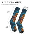 thumbnail image 2 of Compression Socks for Women and Men - Halloween Ghost Puzzle Pumpkin Compression Socks Circulation for Workout, 2 of 8