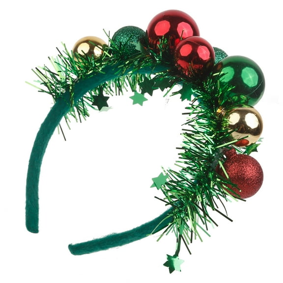 Vibrant Headband Hair Hoop with Small Balls Great Party Favors for New Year Christmas Celebration