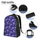 thumbnail image 5 of Fotbe Skull daisy purple Mochila de Viaje para Laptop, Mochila Ejecutiva Delgada y Resistente 15.6", 5 of 8