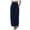 Navy, variant on EDFBUYKRS Female Women Pants Casual Dress Pants Womens Cropped Women High Waisted Wide Leg Pants Fashion Drawstring Elastic Trousers Comfy Straight Leg Long Pants with Pockets S