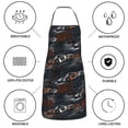 thumbnail image 6 of Zufioo Cool Sports Car for Lock Hem Apron with Pockets, Stain and Oil Proof Tie-down Apron for Cooking Barbecue Restaurant, Unisex-One Size, 6 of 9