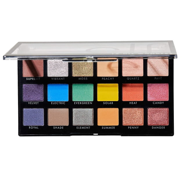 Paleta de Sombras de Ojos Hit Wonders 18 Tonos Mate Satinado y Brillante Ultrapigmentada 18g e.l.f. Cosmetics ELF-54545255