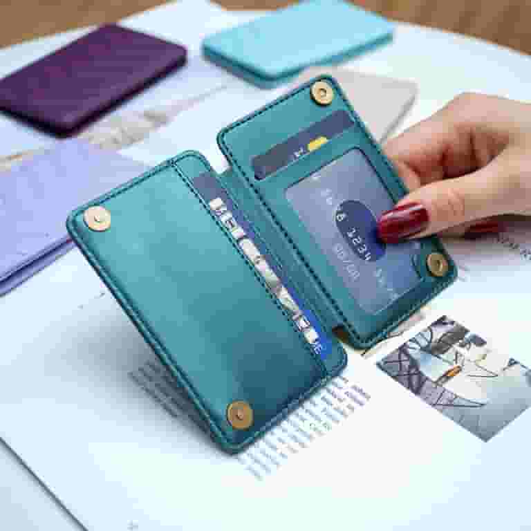 Card Holder for Back of Phone, Cell Phone Card Holder Stick on