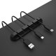 thumbnail image 1 of Organizador de Cable perfke 7 ras Clips de Cable Soporte de enrollador, 1 of 5