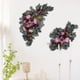 thumbnail image 5 of 2x Fondo de flor de arco artificial Yotijar Decoración de PARED de invitado de Boda Corona de puerta Boda arco floral 70 cm x 30 cm 45 cm x 25 cm, 5 of 9