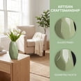thumbnail image 6 of Unique Bargains Mini Vase Decorative Flower Vase Green 2.6"L x 2.6"W x 4.7"H, 6 of 6