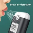 thumbnail image 4 of High-Precision Breath Alcohol Tester Portable Drunk Driving Analyzer LCD Screen Display Breathalyser Detector, 4 of 8