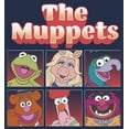 thumbnail image 2 of Men's The Muppets Boxed Characters Graphic Tee Navy Blue Heather 3X Large, 2 of 4